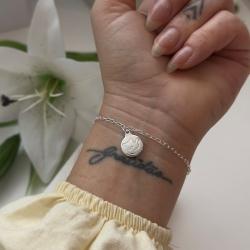 Pulseira Divino Espírito Santo em Prata 925